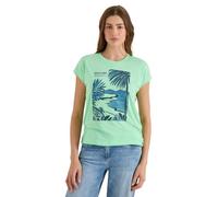 Cecil T-Shirt avec imprimé sur Le Devant Juicy Lime XXL