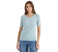 Cecil T-Shirt Basique à col Rond de Couleur Unie Crystal Mint XXL