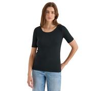 Cecil T-Shirt Basique à col Rond de Couleur Unie Palm Breeze Green S