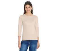 Cecil T-Shirt Basique de Couleur Unie Pearl Beige XL
