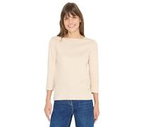 Cecil T-Shirt Basique U-Boot Pearl Beige XS