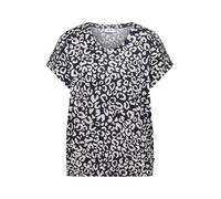 Cecil Leo T-Shirt avec détails en Dentelle Urbain Bleu foncé XS