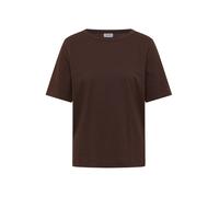 Cecil T-Shirt uni Macchiato Brown XS