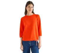 Cecil T-Shirt Doux au Toucher Cherry Tomato Orange L