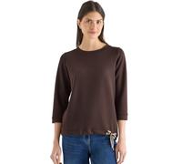 Cecil T-Shirt Doux au Toucher Macchiato Marron M