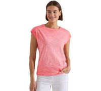 Cecil T-Shirt en Jersey au Look Garment Dye Coral S