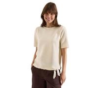 Cecil T-Shirt en Seersucker Pearl Beige XXL