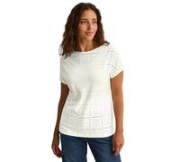 Cecil B323107 T-Shirt, Vanilla White, S Femmes
