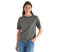 Cecil T-Shirt rayé Kaki XL