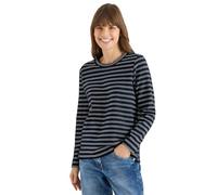 Cecil T-Shirt rayé Universel Bleu L