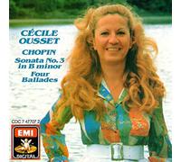 Cecile Ousset - Chopin:Sonata No.3 in B Min [Import]