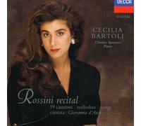 Cecilia Bartoli - Rossini Recital ~ 19 Songs & Cantata: Giovanna d'Arco by Cecilia Bartoli (1991-08-02)