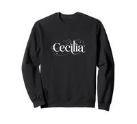Cecilia Celestial Word Art personnalisé avec nom Mignon Sweatshirt