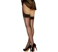 Cecilia de Rafael Vidrio Bas Collants, 15 deniers, Noir, XL Femme