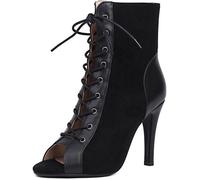 Ceciloroda Mode Danse Chaussures Heeled pour femme Heel Height 2.75' / 3.94' / 4.33' 38