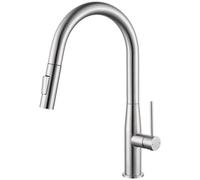 CECIPA Arco Robinet de cuisine extractible, mitigeur cuisine avec 2 modes