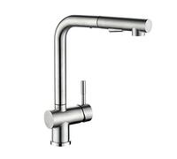 CECIPA Mitigeur Cuisine avec Douchette Extractible, Robinet Cuisine Douchette Extensible, Mitigeur Evier 2 Jets, Robinetterie Rotatif à 360°, Robinet Evier Tete en Acier Inox