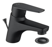 CECIPA Mitigeur lavabo Robinet avec levier de vidange Noir Laiton
