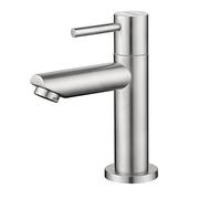 CECIPA Robinet Eau Froide Brossée avec Bulleur Rechange, Robinet Lavabo