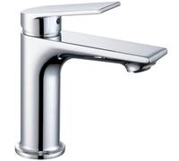 CECIPA Robinet Salle de Bain Monocommande avec Bec Hauteur 11cm, Chromé