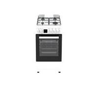 CECM60FCW - Cuisinière - pose libre - largeur : 59.8 cm - profondeur : 61 cm - hauteur : 83 cm - avec système auto-nettoyant - classe A - blanc