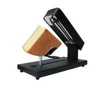 CÉCOA • Appareil à Raclette Demi-Meule • Appareil Traditionnel • Format Compact & Design à Motifs • 400W de Puissance • Fromage Fondu en Quelques Minutes • Facile à Utiliser & à Ranger