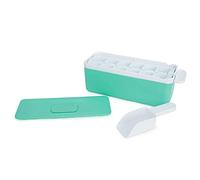 CÉCOA • Fabrique à Glaçons Twist avec Réserve • Bac à Glaçons Manuel Pratique • Ice Maker pour Stockage et Démoulage Facile • Moule à Glaçons Idéal Cocktails, Boissons, Smoothies