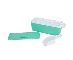 CÉCOA • Fabrique à Glaçons Twist avec Réserve • Bac à Glaçons Manuel Pratique • Ice Maker pour Stockage et Démoulage Facile • Moule à Glaçons Idéal Cocktails, Boissons, Smoothies