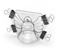 CÉCOA • Moule à Chocolat Cloche • Moule à Chocolats de Pâques • Coque Chocolat Maison • Pince Incluse pour un Démoulage Facile • Idéal pour Pâtisserie Festive et Cadeaux