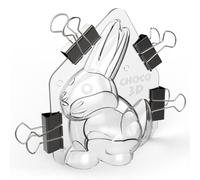 CÉCOA - MOULE LAPIN DE PAQUES PLASTIQUE TRANSPARENT