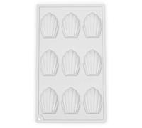 CÉCOA • Moule à Gâteau • Moule 9 Madeleines • Silicone Pro • Antiadhésif & Résistant • Démoulage Facile • Cuisson Homogène • Idéal Gâteaux & Entremets • Four, Congélateur & Lave-vaisselle