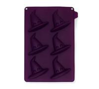 CÉCOA • Moule Halloween 6 Chapeaux de Sorcières 3D • 100% Silicone Alimentaire • Anti-Adhésif • Sans BPA • Cuisson Parfaite • Démoulage Facile • Résiste -40°C à +220°C • Pour Gâteaux, Sucré ou Salé