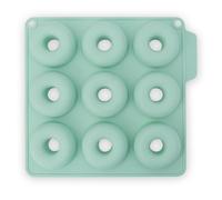 CÉCOA • Moule Silicone Mini Donuts 5 cm • 9 Cavités • Guimauve, Chocolat, Gâteau • Sans BPA • Anti-Adhésif • -40°C à +230°C • Moule Gâteau, DIY, Pâtisserie Maison, Bonbons, Enfants