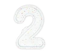 CÉCOA • Set de 2 Moules en Silicone • Layer Cake & Number Cake • Chiffre 2 • Antiadhésif & Facile à Démouler • Pâtisserie Créative & Anniversaires