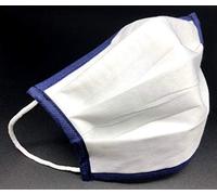 CECONCEPT Masque barrière en tissu, lavable 20 fois, 3 plis 3 couches, Catégorie 1 UNS1, conforme AFNOR, certifié DGA, Couleur Blanc