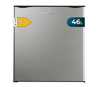 Cecotec Petit Réfrigérateur Mini Bar 46L GrandCooler 20000 SilentCompress Inox E. Hauteur 48,7 cm, Largeur 48 cm, Basse Consommation, Porte Réversible, Fonctionnement Cyclique, Inox.