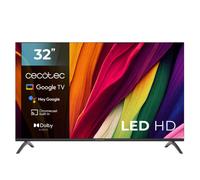 Cecotec Téléviseur LED 32 pouces Smart TV Série A4 ALH40032S – HD, Google OS, Dolby Audio
