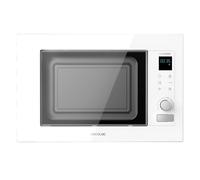 Cecotec Micro-ondes encastrable Grandheat 2090 Touch, 1200 W 21 L, 8 fonctions, céramique, blanc