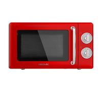 Cecotec 01710 micro-onde Rouge, Acier inoxydable Micro-ondes grill Comptoir 20 L 700 W