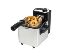 Cecotec Friteuse Acier Inoxydable CleanFry 1,5 L, Filtre OilClean, 1,5 L. 1000 W de Puissance, Inclut un filtre OILCLEANER pour
