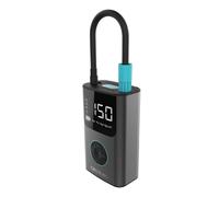 Cecotec Compresseur d'air électrique portable Air Max, Gonfleur 150 PSI, Double batterie 7,4 V et 2000 mAh, Lampe LED, écran LCD, Adapté pour voiture, moto, vélo, trottinette et ballons