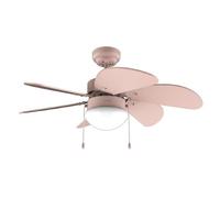 Cecotec - Ventilateur de plafond avec lumière EnergySilence Aero 3600 Vision Full Pink, 50 W, Ø 91cm