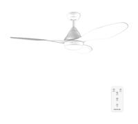 Cecotec – Ventilateur de plafond EnergySilence Aero 5200 White, Ø122 cm, LED18W, 3 vitesses