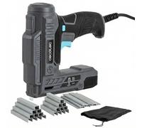 Cecotec Agrafeuse Électrique avec Câble FastTacker 400 Power, 70W, Câble de 3m, Compatible avec Différentes Tailles d'Agrafes et de Clous, Inclut 2000 Agrafes (2 Tailles), 1000 Clous, Sac de Transport