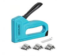 Cecotec Agrafeuse Manuelle Légère, Pratique et Confortable FastTacker, Extraction Facile des Agrafes, Compatible avec Différentes Tailles d'Agrafes et de Clous, Inclut 3000 Agrafes et Dégrafeuse