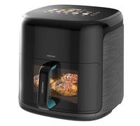 Cecotec Air Fryer Cecofry&Grill Smokin'Prime 8500. Friteuse à Air sans Huile, Grill, Plancha, Fonction Fumoir, Résistance Double, Cuisson Uniforme, Préparation Viandes et Pizzas