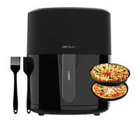 Cecotec Airfryer Cecofry Fantastik 5500. Friteuse à Air sans Huile de 5,5 L 1500 W, Acier Inoxydable, 9 Menus, Technologie Perfect Cook, 80-200ºC, Temps Réglable, Comprend un Pack d'Accessoires.