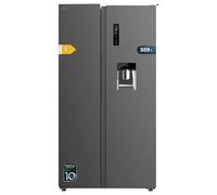 Cecotec American Refrigerator Bolero CoolMarket SBS 559 Dark E. 559L, 177 cm X 90 cm, Class E, Multi Air Flow System, Total No frost, Inverter plus motor.