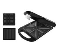 Cecotec 03112 gaufrier et appareil à croque-monsieur 1500 W Noir