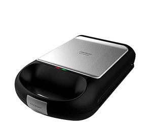 Cecotec Appareil à sandwichs Rock´nToast Family pour 4 sandwichs avec finitions en acier inoxydable, 1500 W de puissance et revêtement antiadhésif.
